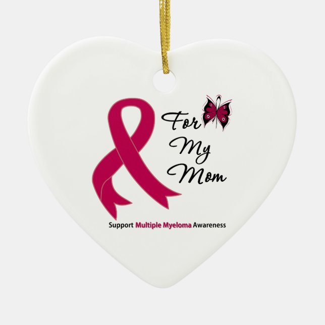Många Myeloma för mitt Mamma Julgransprydnad Keramik (Framsidan)