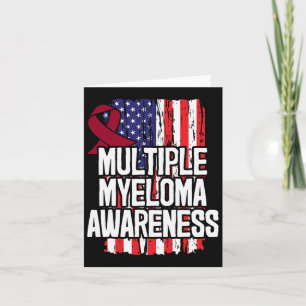 Många Myeloma Gift - Medvetenhet om blodcancer Kort