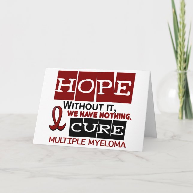 Många Myeloma HOPE 2 Kort (Framsida)