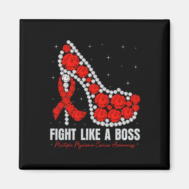 Många Myeloma Medvetenhet Kamp mot blodcancer som Magnet (Framsidan)