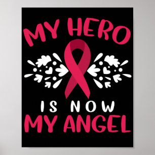 Många Myeloma Medvetenhet min Hero är nu min ängel Poster