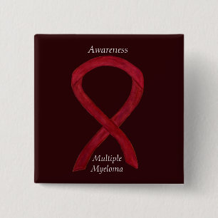 Många Myeloma Medvetenhet Ribbon Anpassningsbar S Knapp