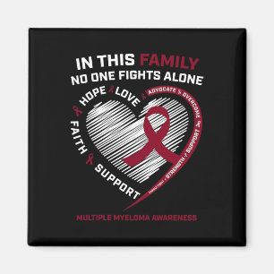Många Myeloma Medvetenhet Syster Pappa Blood Cance Magnet