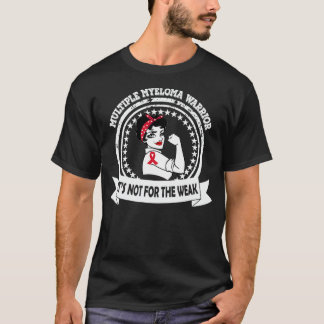 Många Myeloma Warrior MammaRibbon Awareness T Shirt