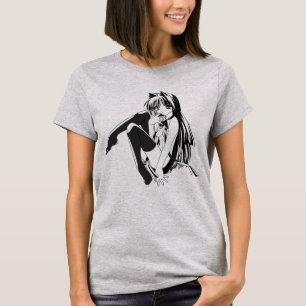 Manga, Neko Kattflicka Furry Kawaii Loli T Shirt