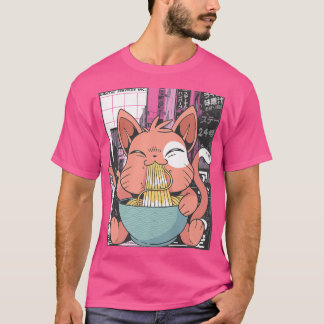 Manga Neko Ramen Cat Lover 866 T Shirt