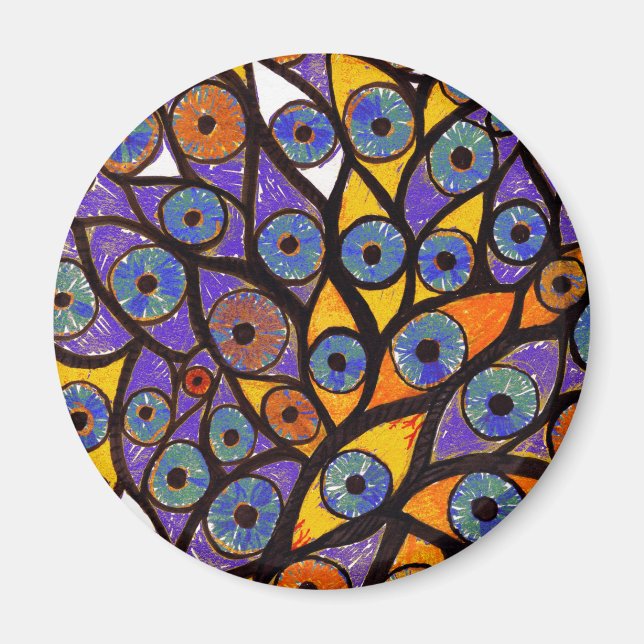 Många Öga Magnet (Framsidan)