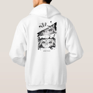 Manga Ögon Hoodie Manga är min livskonst Black