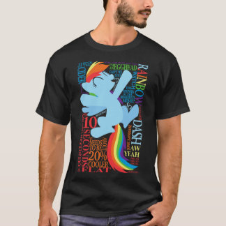 Många ord av Rainbow Dash vänner T Shirt