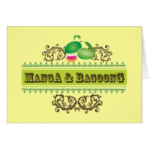 Manga på Bagoong Hälsningskort