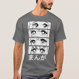 Manga på japanska, manga motif Japan, ansikte-seri T Shirt