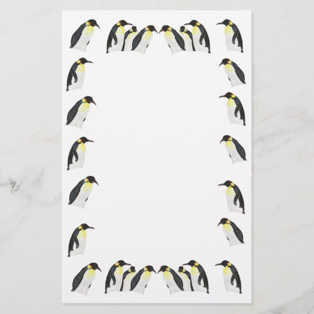 Många Penguins Brevpapper (Framsida)