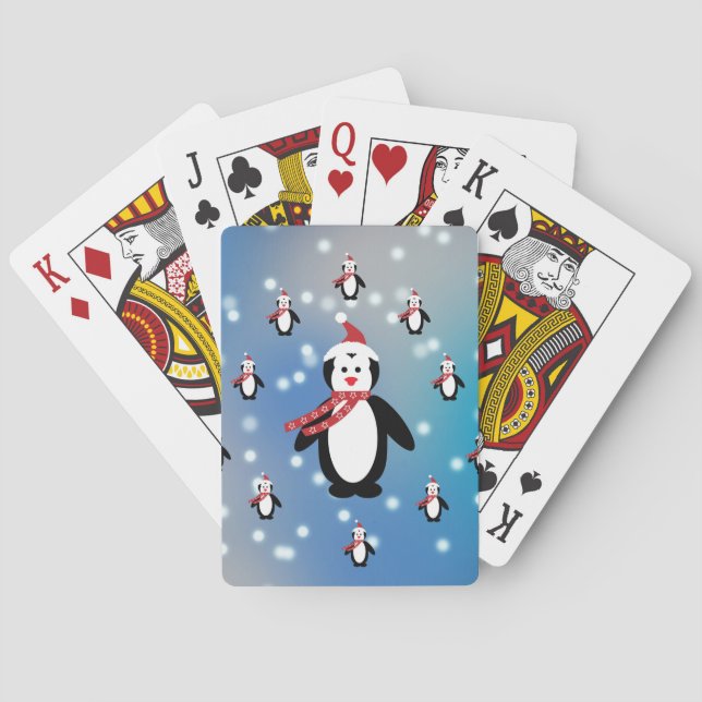 Många Penguins Spelkort (Baksidan)
