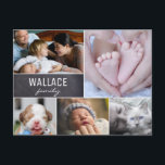 Många Photo Family Photo Collage Reunion Vykort<br><div class="desc">Skicka ett speciellt vykort till dem och berätta att du tänker på dem med den här familjens fotokollage. Anpassa dina foton från familjen namn och många. Skicka ett budskap om kärlek och omtänksamhet. En vacker keepy för familjeåterföreningar.. Skicka den till helgdagarna, skicka den bara för att. Behålla som är kopplad...</div>