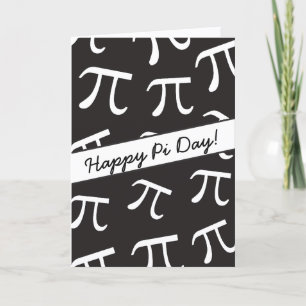 Många Pi - Math - Lycklig Pi Day Kort