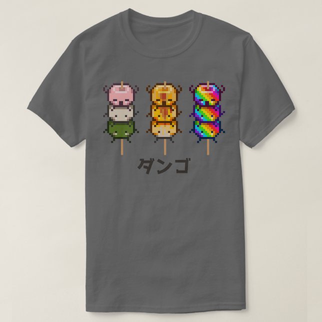 Många Pixel Dango T Shirt (Design framsida)