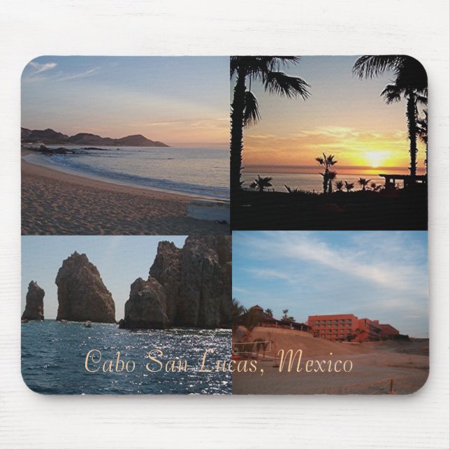 Många platser från Cabo mousepad Musmatta (Framsidan)