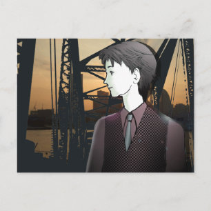MANGA pojke YOKOHAMA Vykort