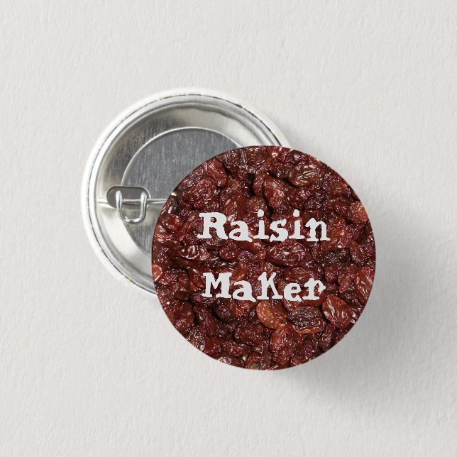 Många Raisins Knapp (Framsida & baksida)