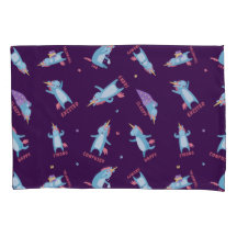 Många Rosa-, Blue- och Lila Unicorn-modeller