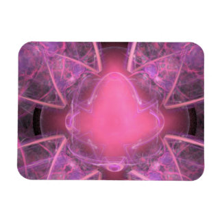 Många Rosa Swirls Magnet