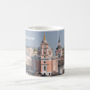 Många ryska ortodoxa kyrkor i centrala Moskva Kaffemugg
