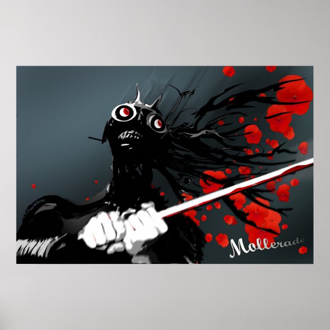 Manga Samurai Poster (Framsidan)