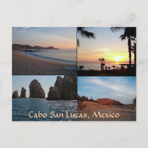 Många scener från Cabo-vykort Vykort