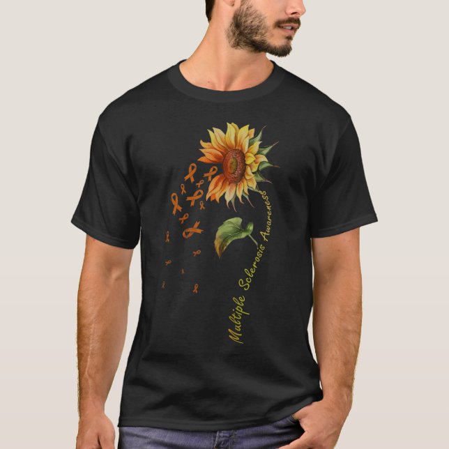 Många Sclerosis Awarenes T Shirt (Framsida)