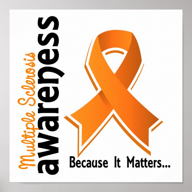 Många Sclerosis Awareness 5 Poster (Framsidan)