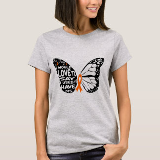 Många Sclerosis Awareness,butterfly ribbon T Shirt