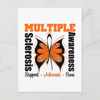 Många Sclerosis Awareness Butterfly Vykort