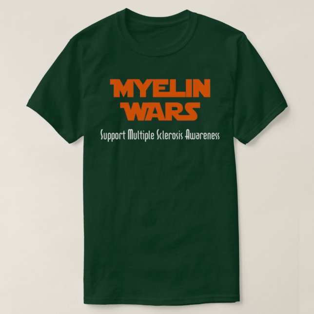 Många Sclerosis Awareness Gift idé om stöd T Shirt (Design framsida)