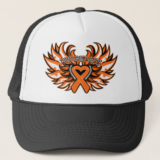 Många Sclerosis Awareness Heart Vingar.png Truckerkeps