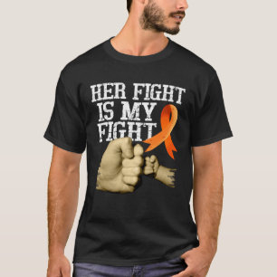 Många Sclerosis Awareness Hennes kamp är min kamp T Shirt