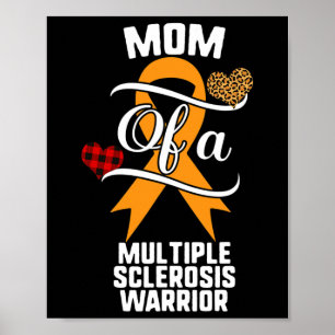 Många Sclerosis Awareness Leopard Buffalo Play Poster