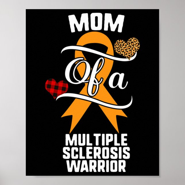 Många Sclerosis Awareness Leopard Buffalo Play Poster (Framsidan)