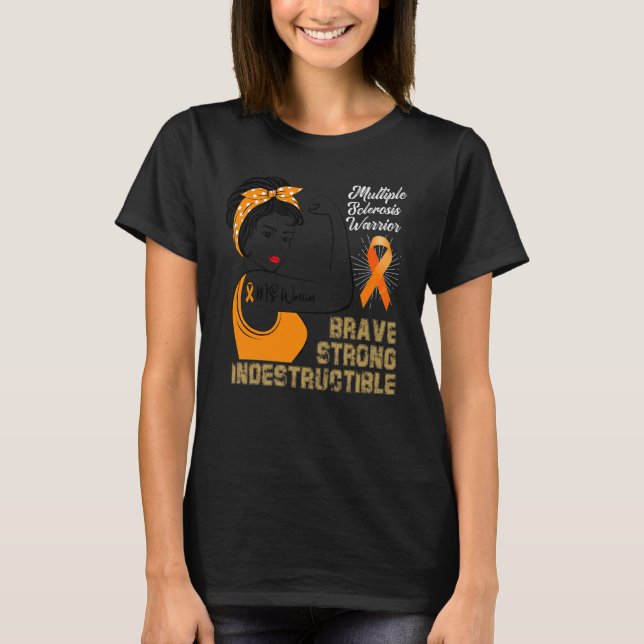 Många Sclerosis Awareness Många Sclerosis Wa T Shirt (Framsida)