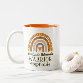 Många Sclerosis Awareness MS Support Två-Tonad Mugg