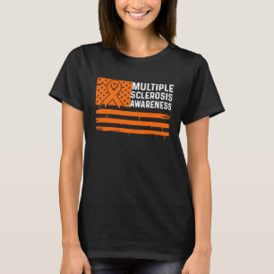 Många Sclerosis Awareness MS Survivor Warrior T Shirt