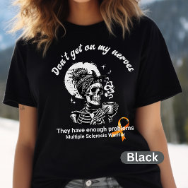 Många Sclerosis Awareness, MS Warrior T. T Shirt