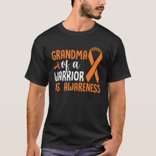 Många Sclerosis Awareness Sister of a Warrior m T Shirt