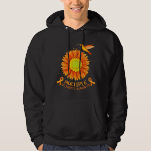 Många Sclerosis Awareness Solros Hummingbird Hoodie