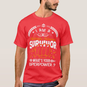 Många Sclerosis Awareness Survivor Whyour S T Shirt
