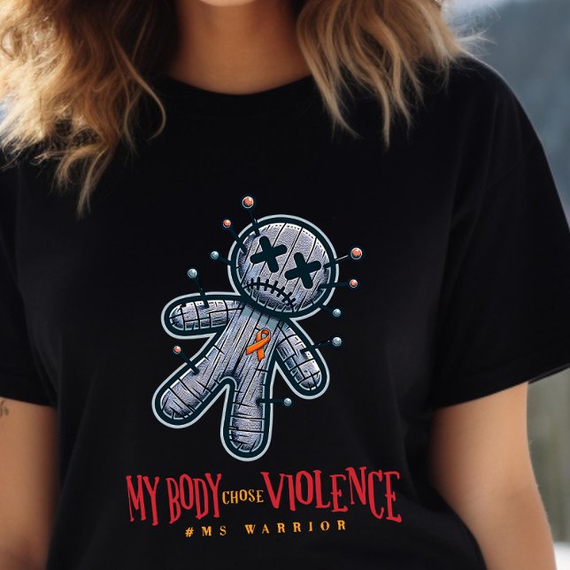 Många Sclerosis Awareness top, MS Warrior T. T Shirt (Skapare uppladdad)