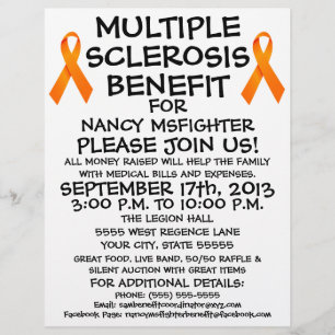 Många Sclerosis Benefit Flyer