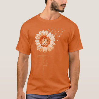 Många Sclerosis Faith MS Awareness Solros T Shirt