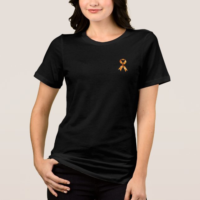 Många Sclerosis fighter Awareness, MS Warrior T Shirt (Framsida)
