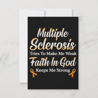 Många Sclerosis Gift Kort