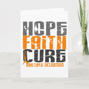 Många Sclerosis HOPE FAITH CURE Kort